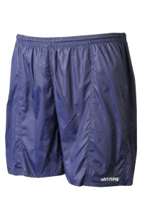 U375 online ordering line mountain sports shorts supply sweat long-distance running net color invisible zipper back pocket sports pants specialty store dark blue 100% polyester 45 degree